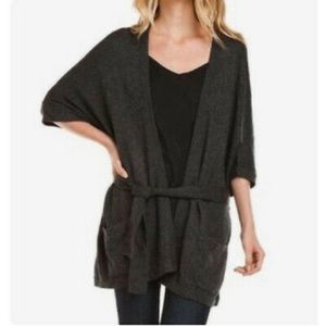 BCBGMaxAzria Oversized Wrap Belted Cardigan XS